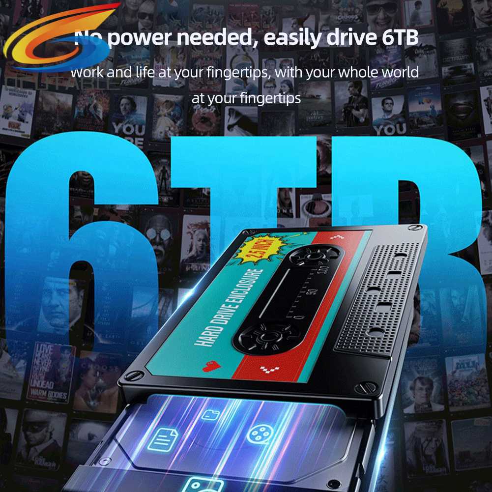 Hộp Đựng Ổ Cứng SSD 2.5 Inch 5 / 6Gbps Hỗ Trợ 7 / 9.5mm 6TB SSD