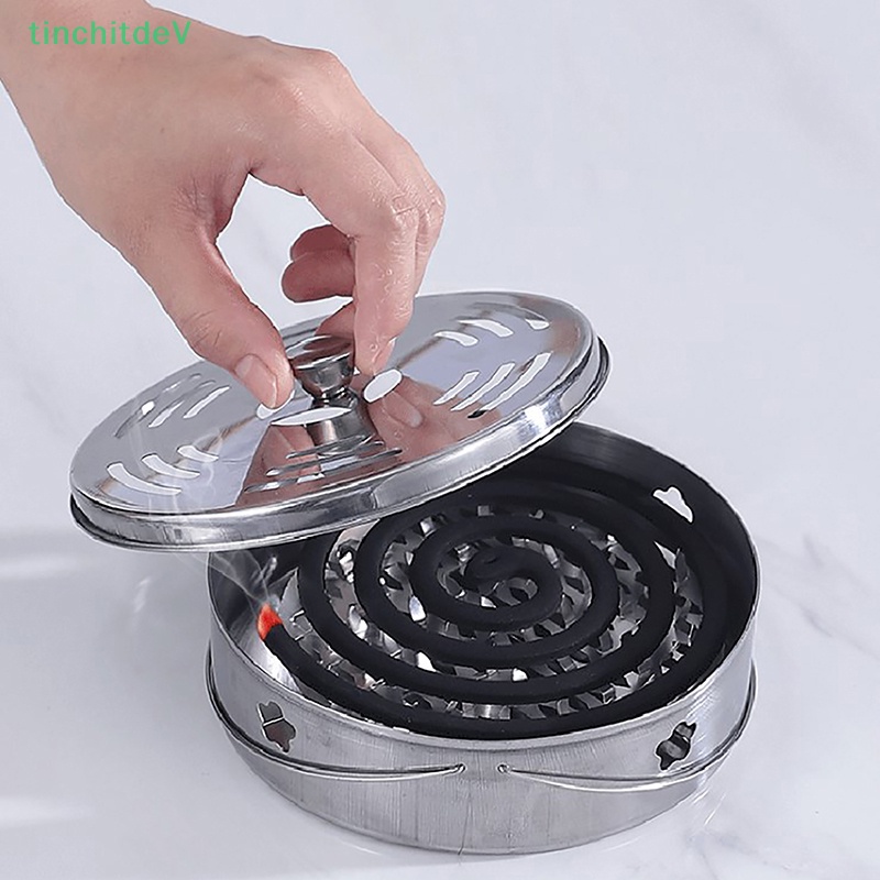 Khay Đựng Nhang Muỗi / Côn Trùng Thiết Kế Nhỏ Gọn Có Tay Cầm Tiện Dụng