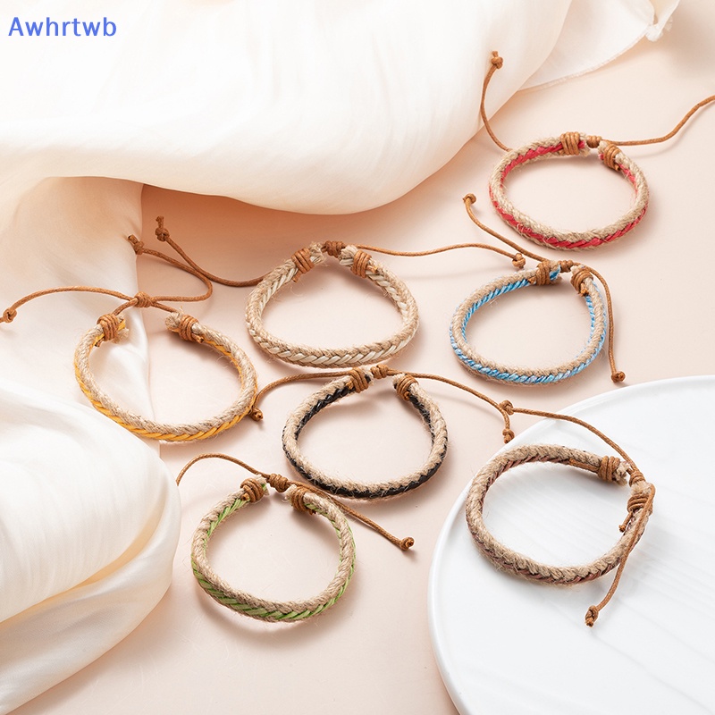 Vòng Tay Dây Bện Thủ Công Phong Cách Boho Thời Trang Cho Nam Nữ Mới