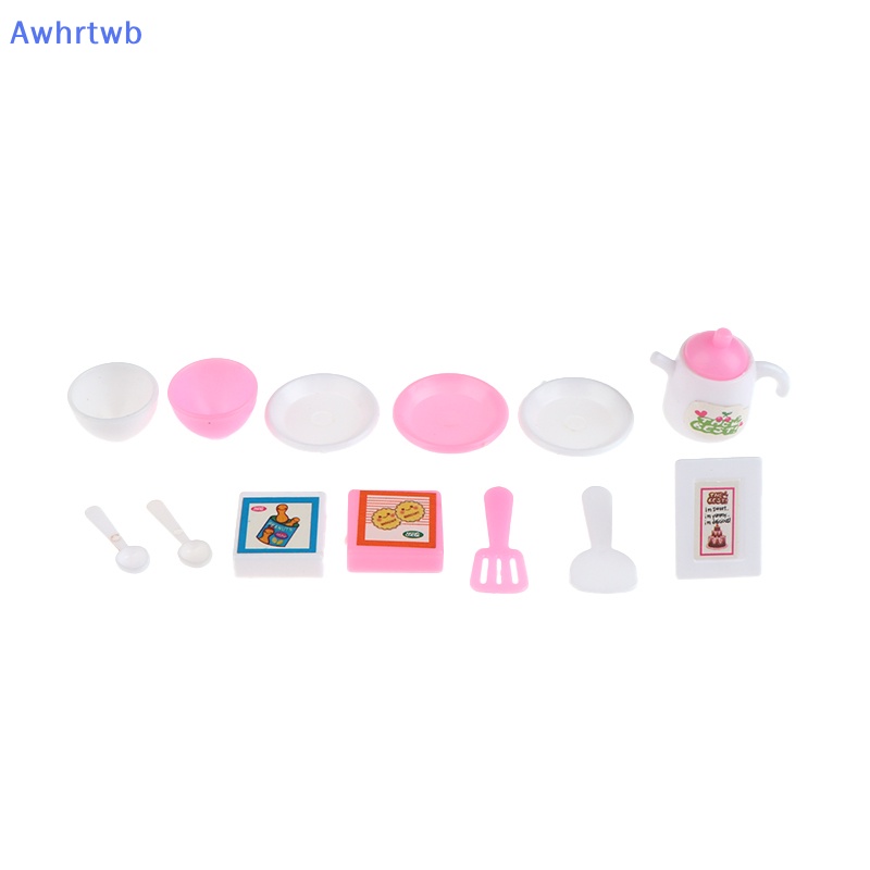 Set 13 Món Chén Đĩa 1: 12 Cho Nhà Búp Bê Mới