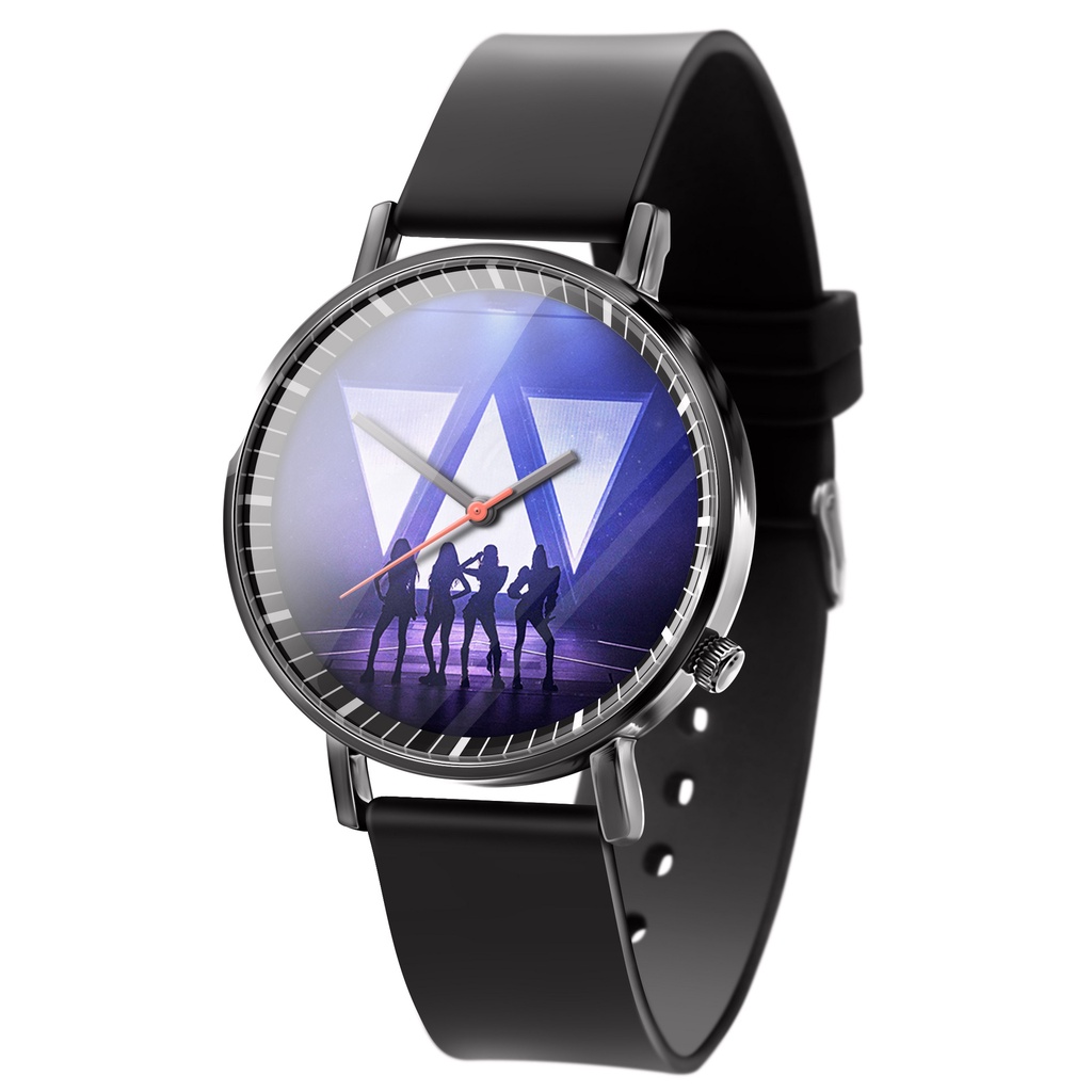 Đồng Hồ Thạch Anh k-pop blackpink Với Thiết Kế kim jennie Và lalisa manoban Đẹp Mắt Cho Nam Và Nữ