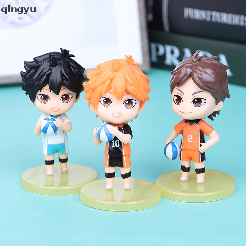 Bộ 4 Búp Bê Hoạt Hình Volleyball Thủ Công Trang Trí