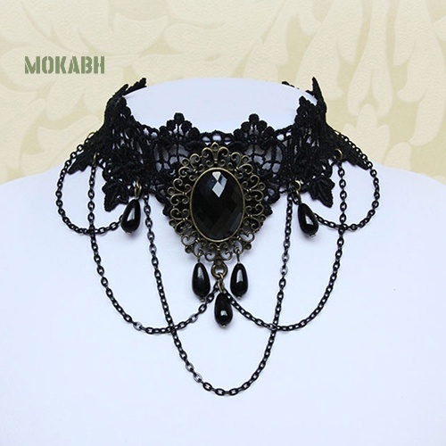 (Hot) Vòng Cổ Choker KiểU DáNg Gothic ThờI Trang