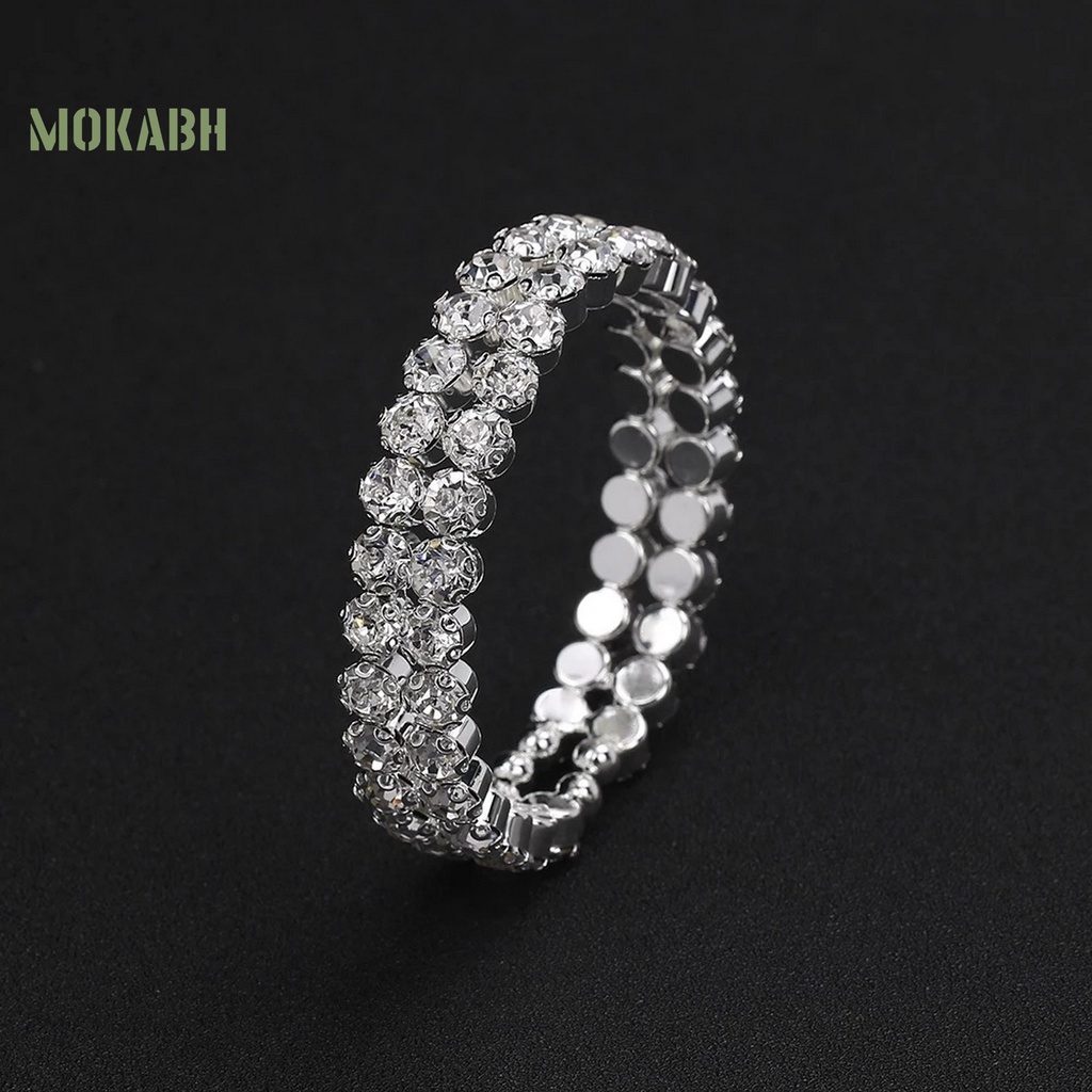 1 Bộ Trang Sức Đính Đá Nhân Tạo Thanh Lịch Cho Nữ