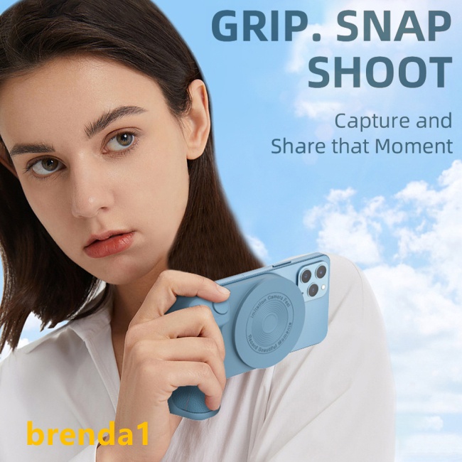 Giá Đỡ Máy Ảnh Selfie Bluetooth Không Dây Có Tay Cầm Nam Châm Thông Minh