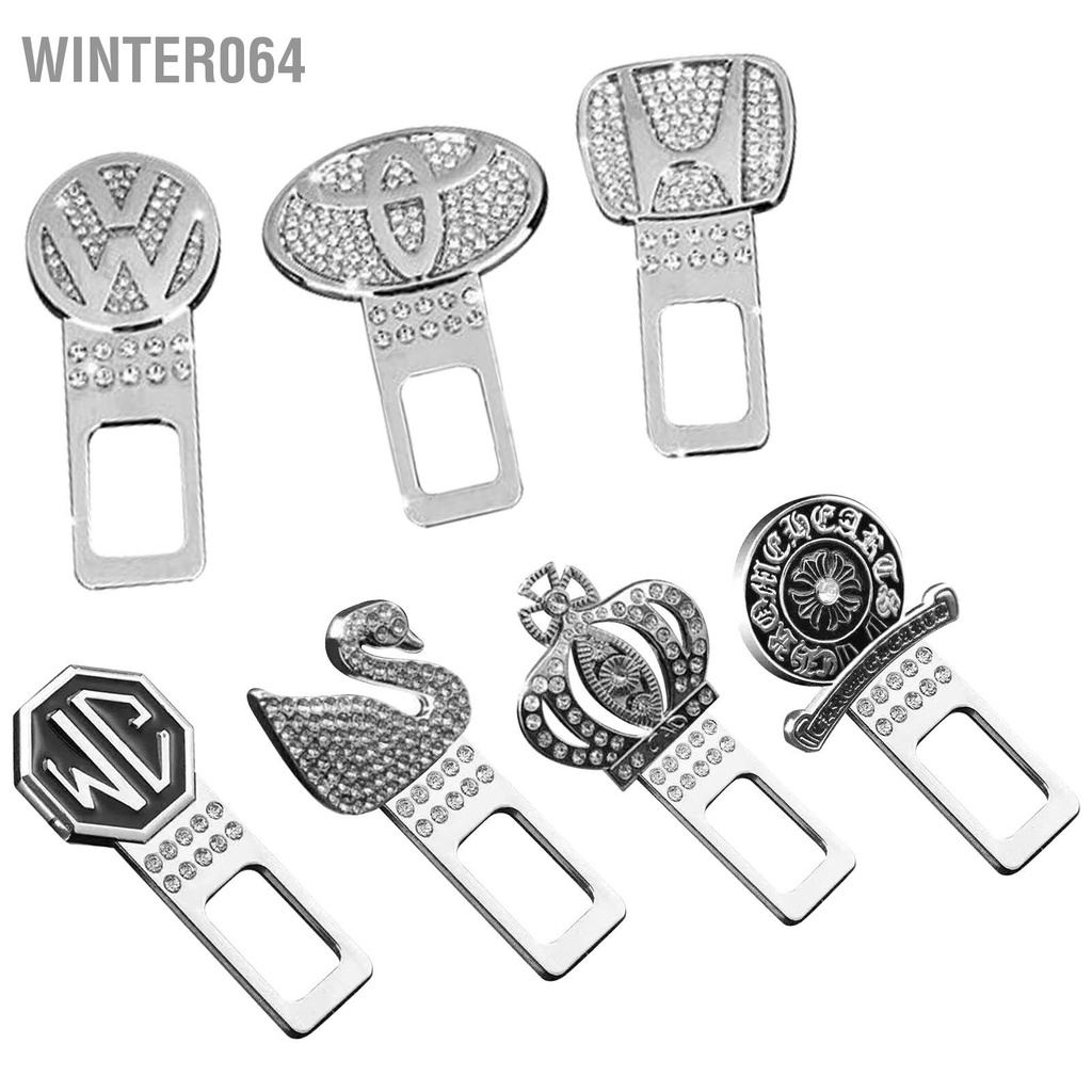 Winter064 Kẹp dây an toàn Thạch nhỏ gọn Di động thoải mái Bộ điều chỉnh cho xe hơi