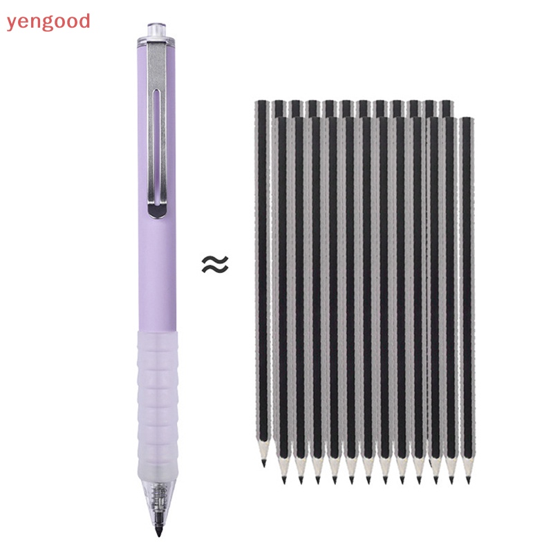 (YGD) Bút Chì Vẽ Phác Thảo Không Mực Bền Bỉ Có Thể Thu Gọn HB Không Giới Hạn Cho Văn Phòng / Trường Học