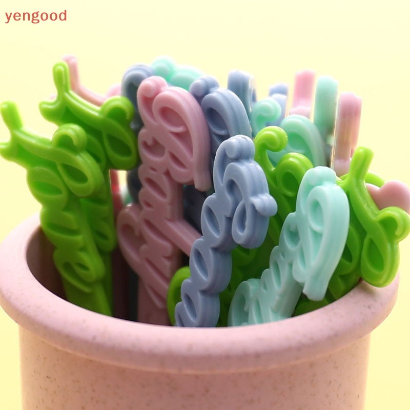 Set 20 Nĩa Ăn Trái Cây / Salad Dễ Thương Cho Bé