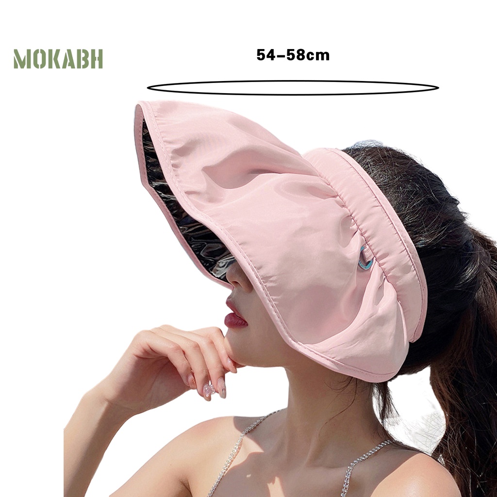 Nón Rộng Vành Thoáng Khí Chống Tia UV Màu Sắc Thời Trang Đi Biển Mùa Hè Cho Nữ