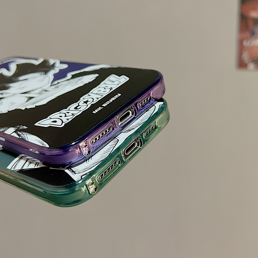 Ốp Điện Thoại TPU Mềm Nhám Trong Suốt Họa Tiết Dragon Ball Cho iPhone 11 13 12 14 Pro Max