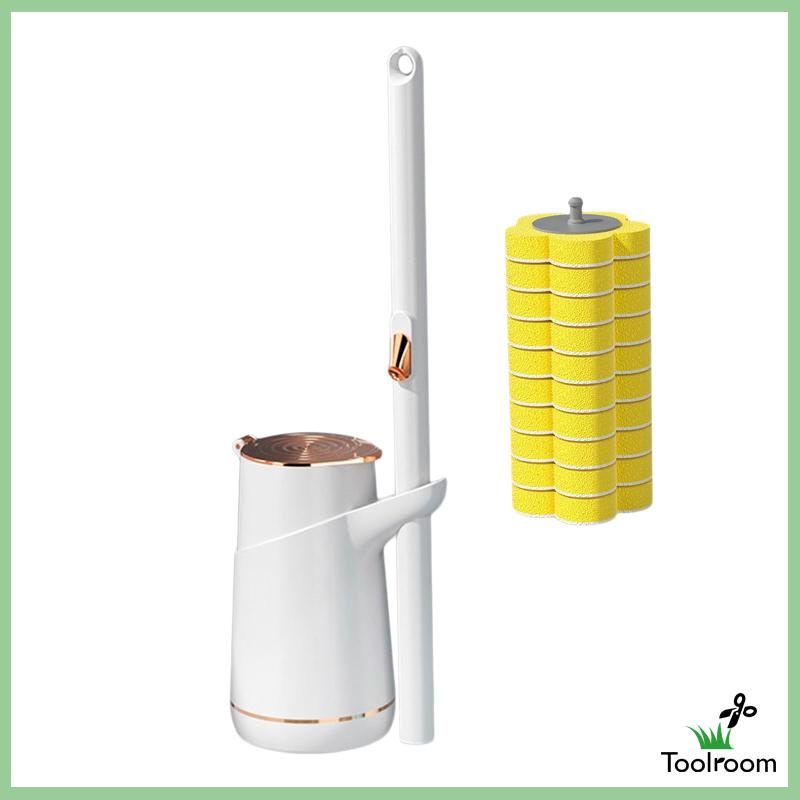 Set 10 Cọ Chà Bồn Cầu Dùng Một Lần Màu Xanh Dương