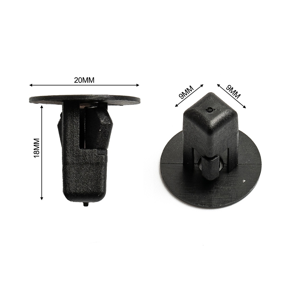 FENDER Set 120 Đinh Tán Nhựa Phụ Tùng Cao Cấp Cho Xe Ô Tô