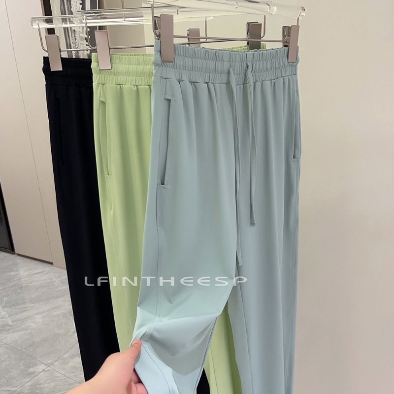 Quần Legging Thể Thao Lưng Cao Dáng Rộng Chống Nắng Thiết Kế Thoáng Khí Nhanh Khô Thời Trang Cho Nữ