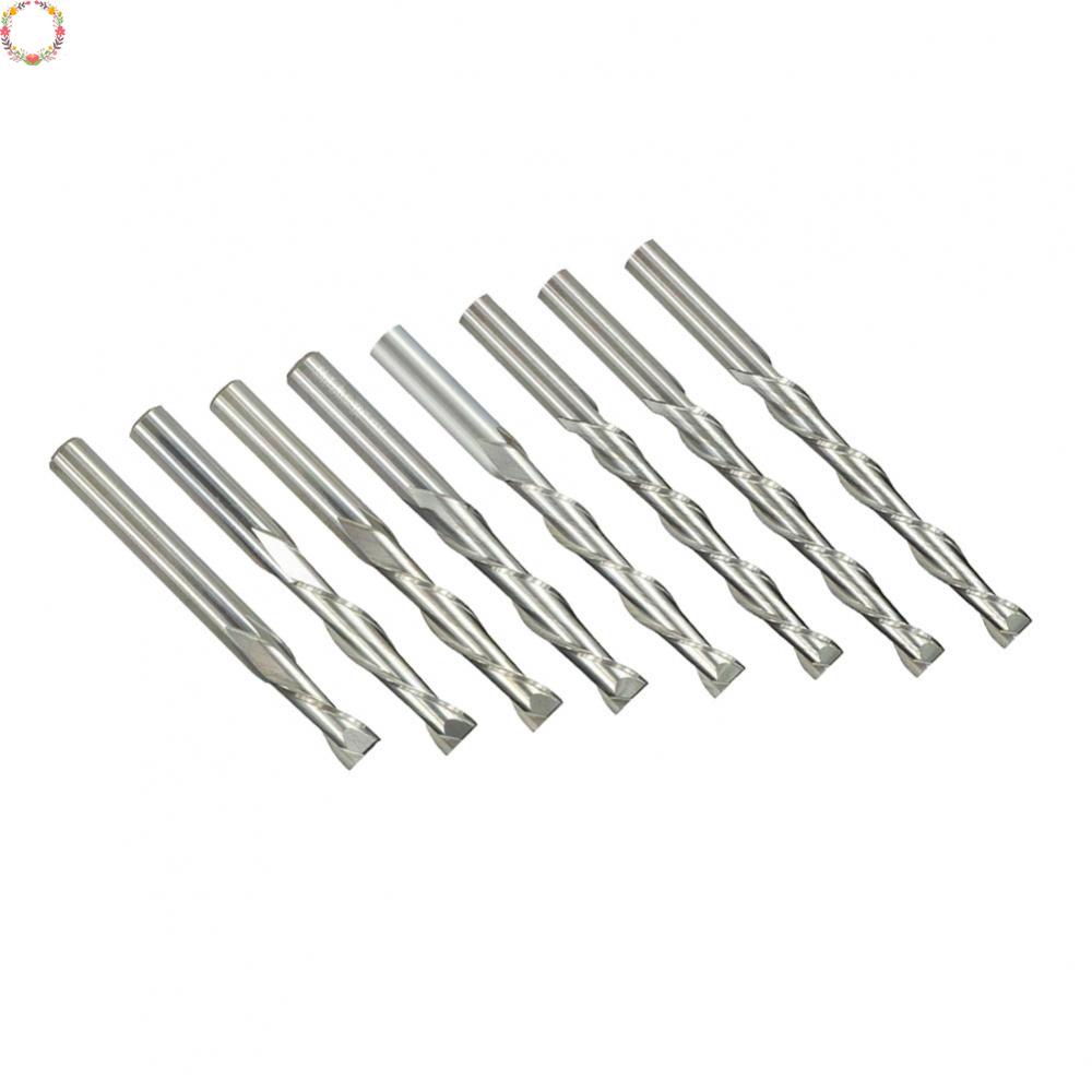 Mới Mũi Phay Cắt CNC Đầu Dẹt 6mm 2 Nhánh Chuyên Dụng