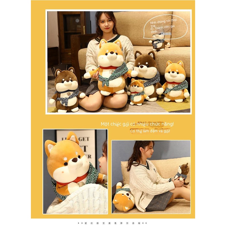 Đồ Chơi Gấu Bông Chó Shiba đáng Yêu Và Ngốc Nghếch Gối ôm Hình Thức Chú Chó Bỏ Nhà Ra đi Búp Bê Chó Dạng Balo Món Quà Lễ Hội Dành Cho Trẻ Em Và Phái Nữ