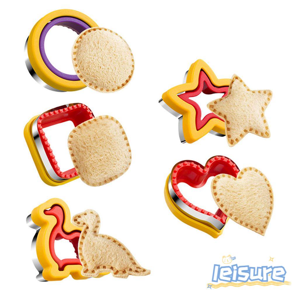 Khuôn Cắt Bánh Quy Hình Tròn / Vuông 3D Bằng Thép Không Gỉ