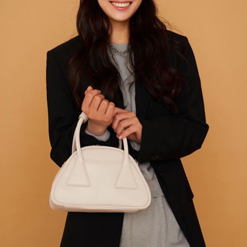 Ielgy Túi Đeo Chéo Hình Tam Giác Thiết Kế Đơn Giản Nhỏ Gọn niche Cho Nữ