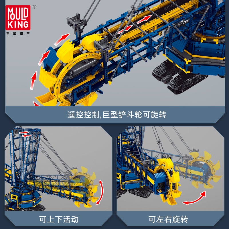 Đồ chơi Lắp ráp Mô hình mould king 17006 Bucket Wheel Excavator Máy Đào Rover