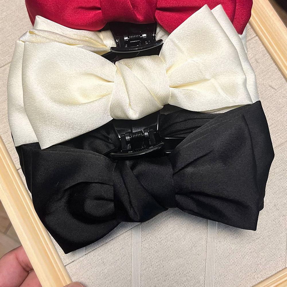 Kẹp Tóc Hình Nơ Lớn Phong Cách Hàn Quốc Dành Cho Nữ H7L9