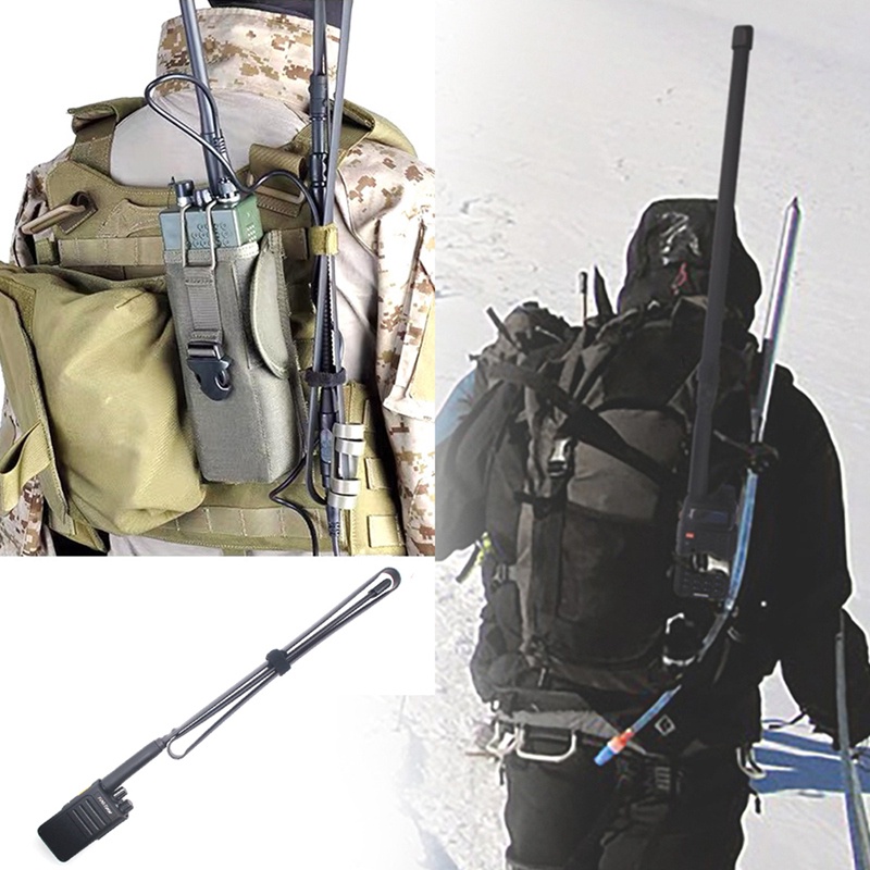 Ăng Ten Băng Tần Kép VHF UHF 144 / 430Mhz 108cm Cho UV-5R UV-82 UV5R