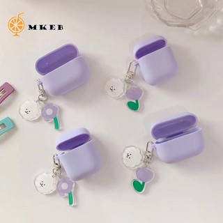Móc khóa MKEB mặt chú chó / cừu / bông hoa dễ thương