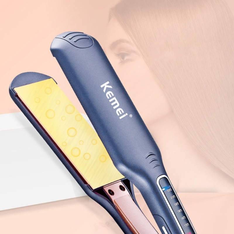 Máy Duỗi / Uốn Tóc Bằng Nhiệt Tourmaline-Ionic Có Màn Hình LED Hiển Thị