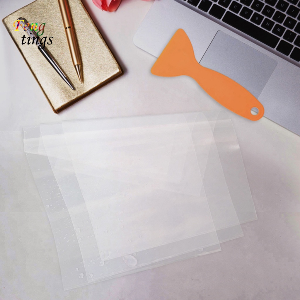 Set 5 Tấm Phim FEP 140X200 mm Chịu Nhiệt Chống Dính Kèm 2 Muỗng Nhựa Dày Dặn Chịu Nhiệt Thay Thế