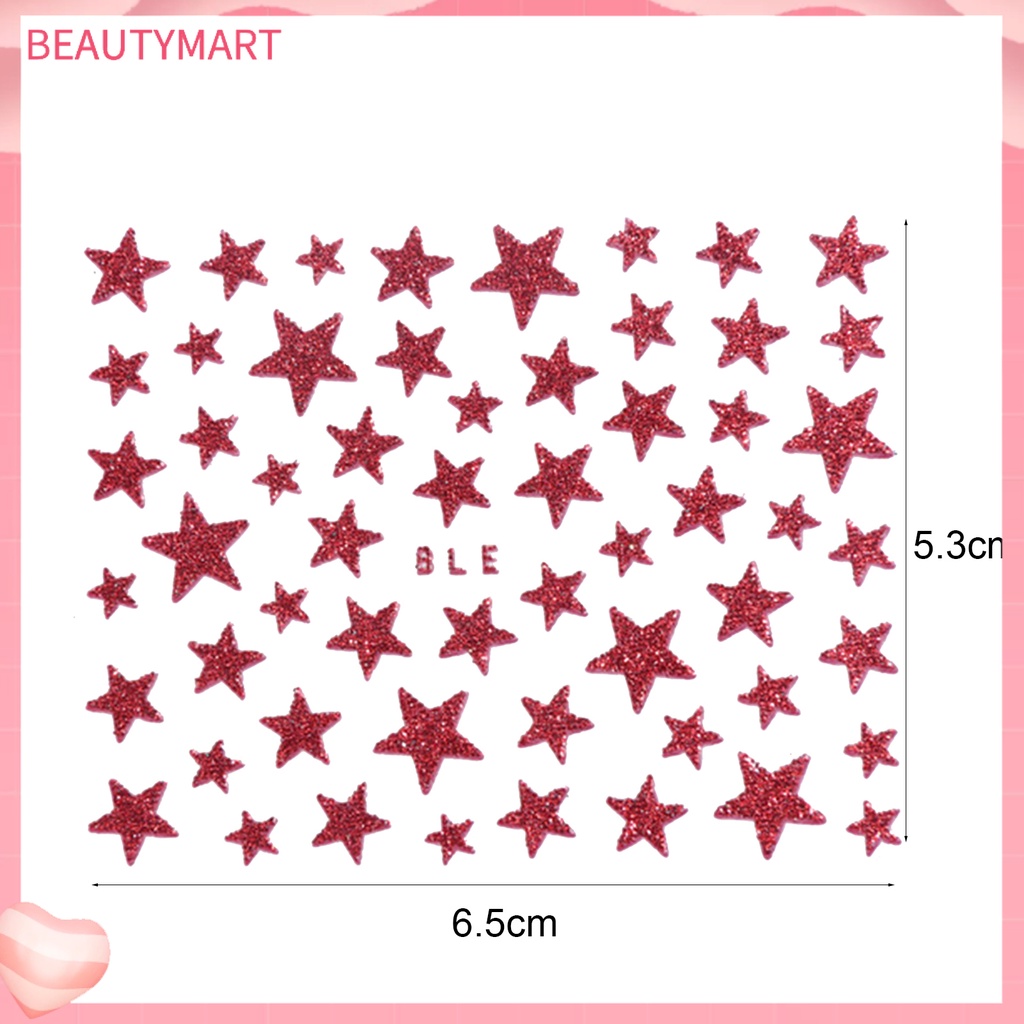 Miếng Dán Trang Trí Móng Tay 3D Lấp Lánh Dành Cho Nữ