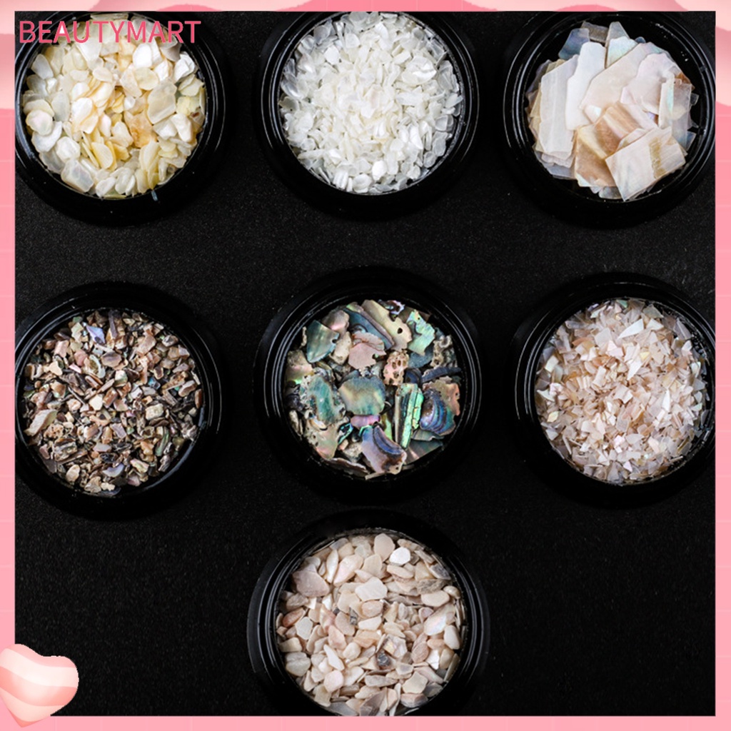 1 Hộp Vỏ Sò Tự Nhiên Trang Trí Móng Tay Nghệ Thuật