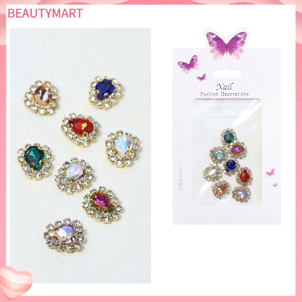 1 Túi Hạt Đá 3D Lấp Lánh Đa Năng Trang Trí Móng Tay Nghệ Thuật