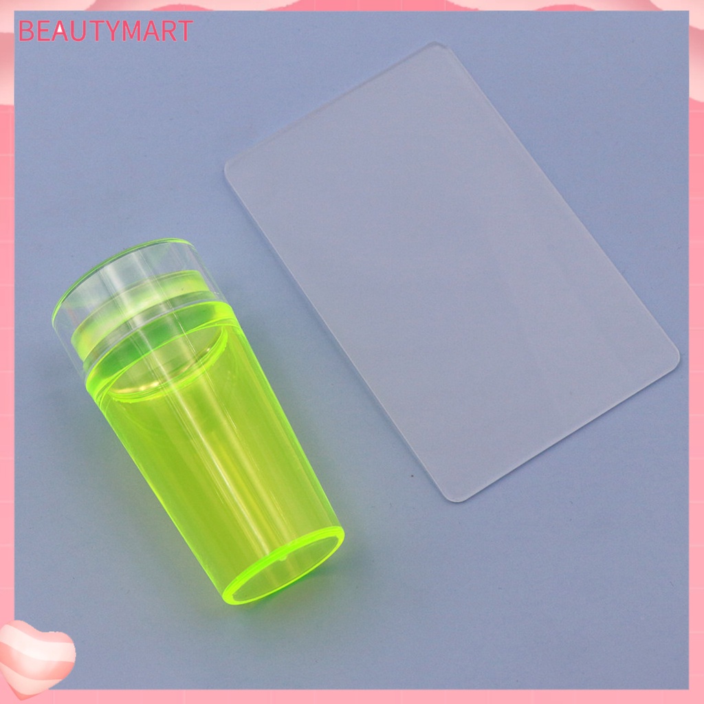 Dụng Cụ In Dấu Trang Trí Móng Tay Bằng Silicon Trong Suốt Không Biến Dạng