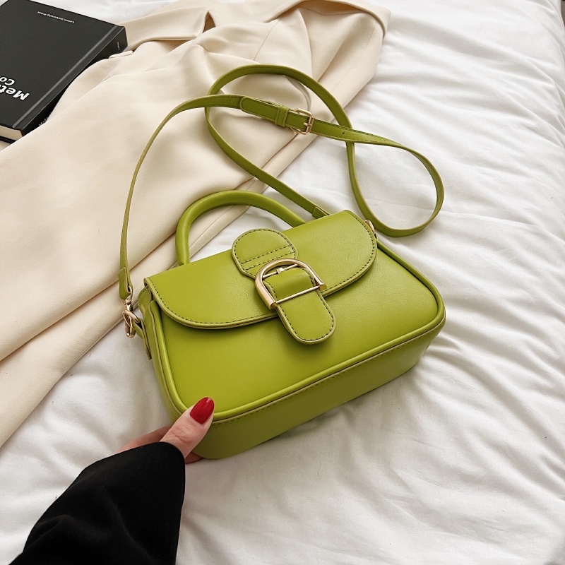 Túi Đeo Chéo Hình Vuông Nhỏ Màu macaron Thời Trang Cho Nữ