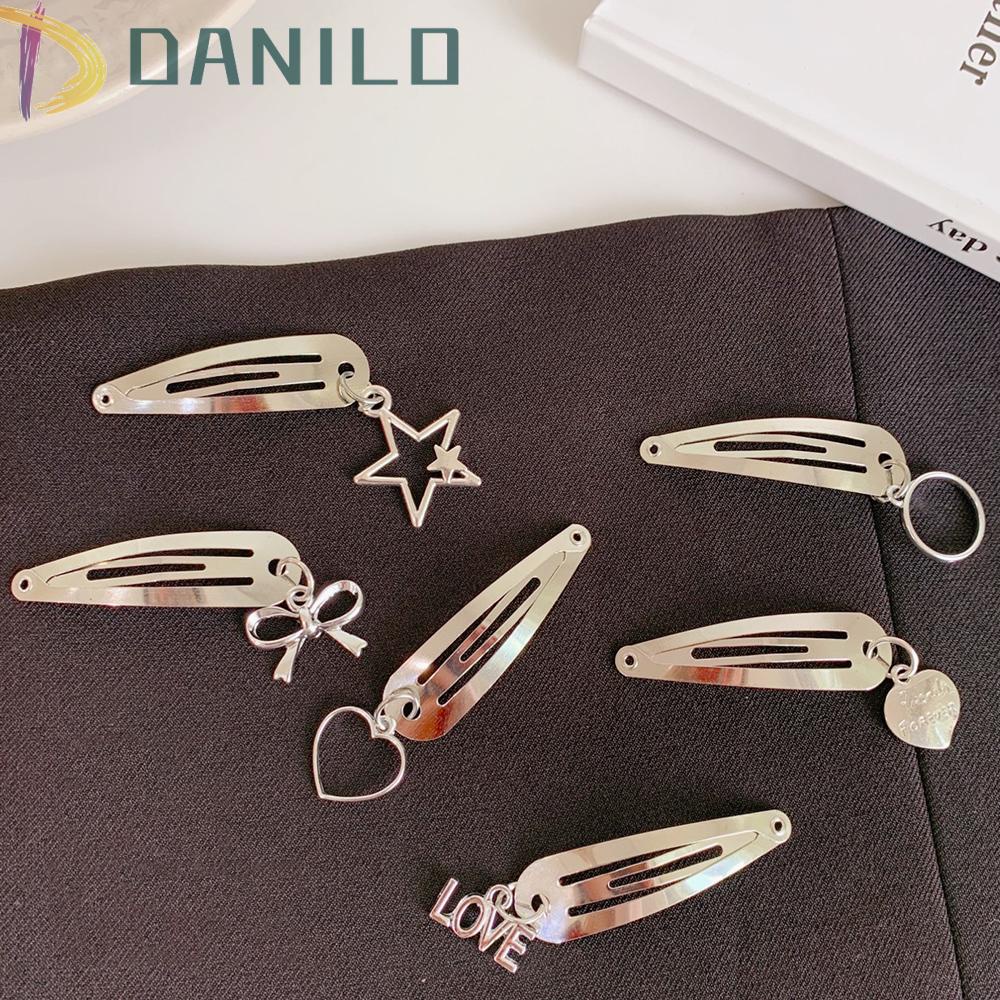 Kẹp Tóc Hình Ngôi Sao / Trái Tim Đáng Yêu Thời Trang Hàn Quốc Cho Nữ