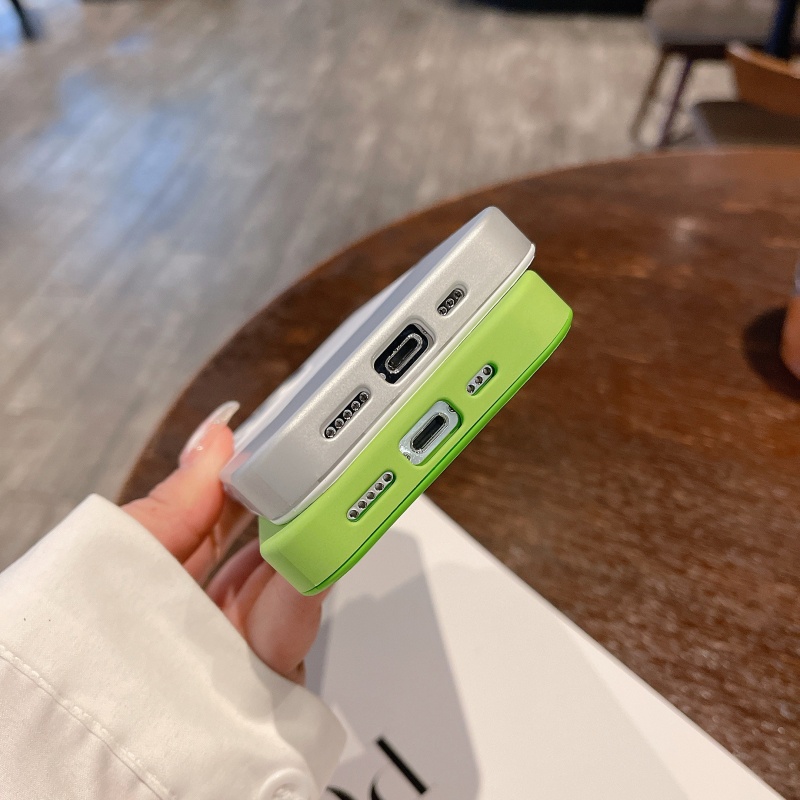 Ốp Điện Thoại Silicon Chống Sốc Không Để Lại Dấu Vân Tay Cho iPhone 14 13 12 11 Pro Max 14 Plus