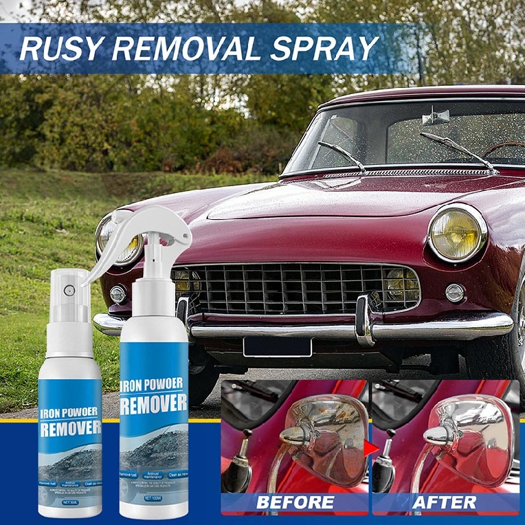 Mamy Car Rust Stain Remover Spray Cleaning Iron Remover Protects Iron Metal Surfaces