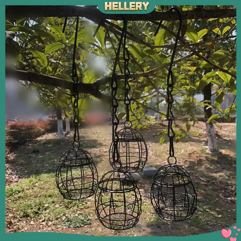 Set 4 Rổ Đựng Thức Ăn Cho Chim Cảnh Gắn Sau Sân Vườn Tiện Dụng