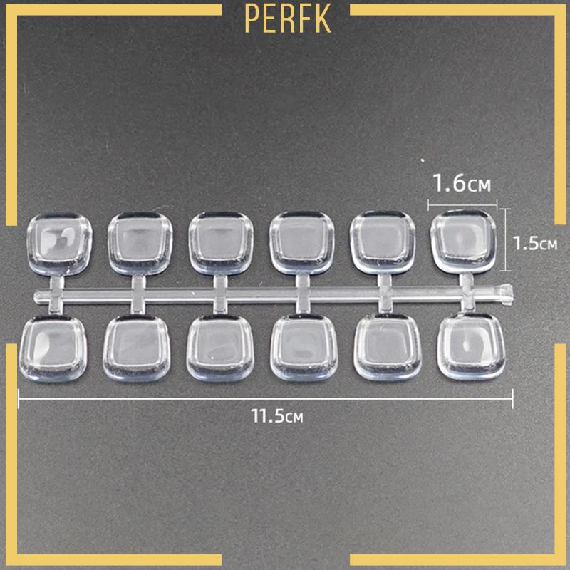 Khay Trưng Bày Móng Tay Giả Hình Vuông Nhiều Màu Sắc