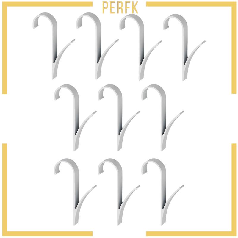 Set 10 Móc Treo Đồ Bằng Kim Loại Tiện Dụng Cho Phòng Ngủ / Tủ Quần Áo