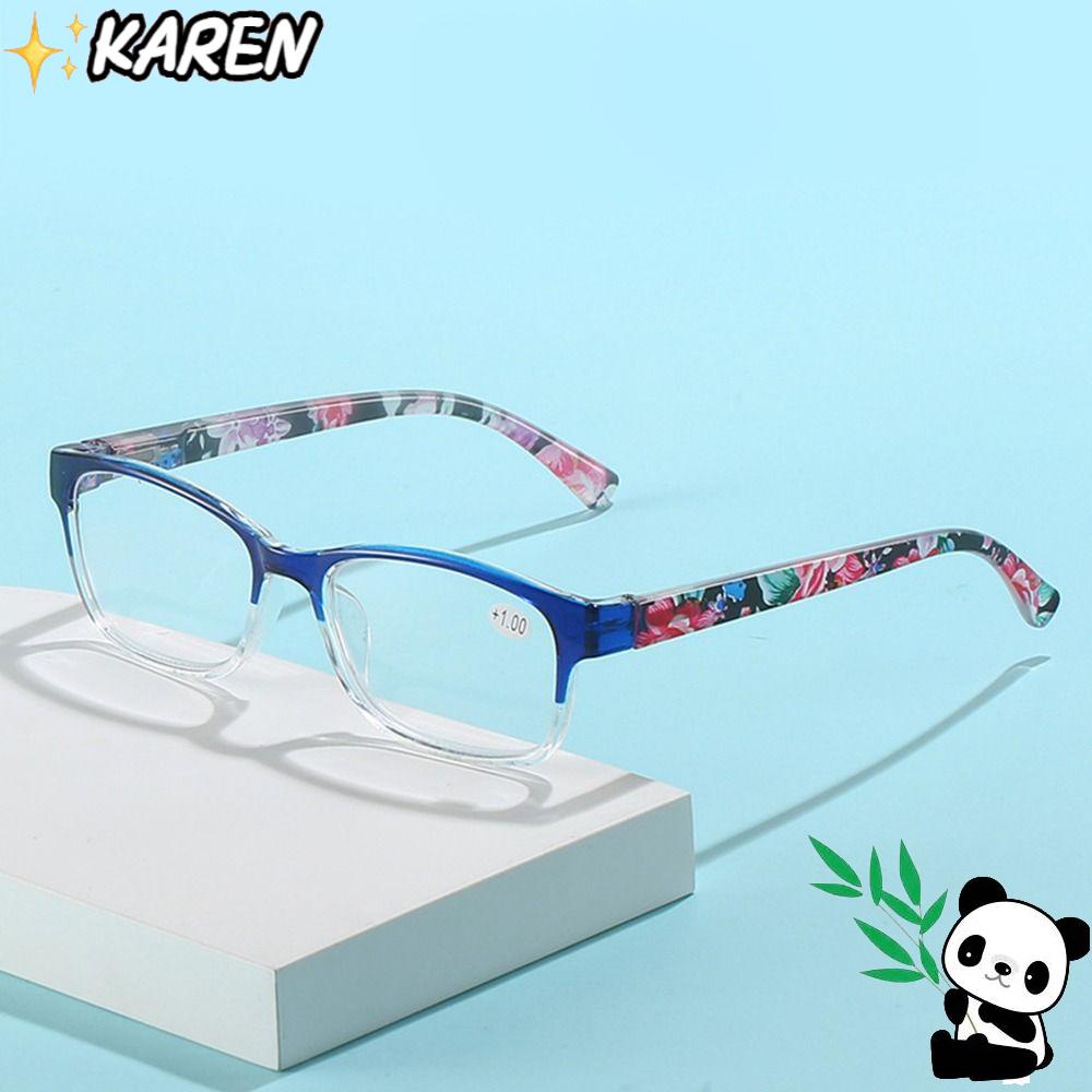 Kính Đọc Sách Gọng Hoa Siêu Nhẹ Phong Cách Vintage