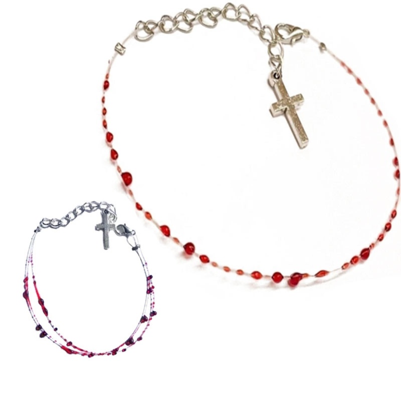 Set 2 Vòng cổ Đeo Cổ Phong Cách Hiphop Đường Phố