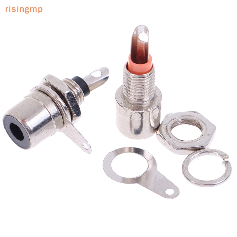 Set 10 Đầu Nối RCA Phono Màu Đỏ + Đen Chuyên Dụng