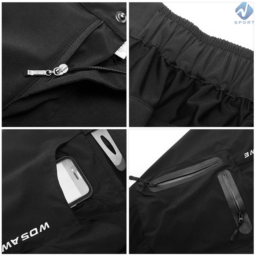 Quần ngắn đi xe đạp Dáng Rộng Thoáng Khí Nhanh Khô Thiết Kế 7 Túi Thời Trang Mùa Hè Cho Nam