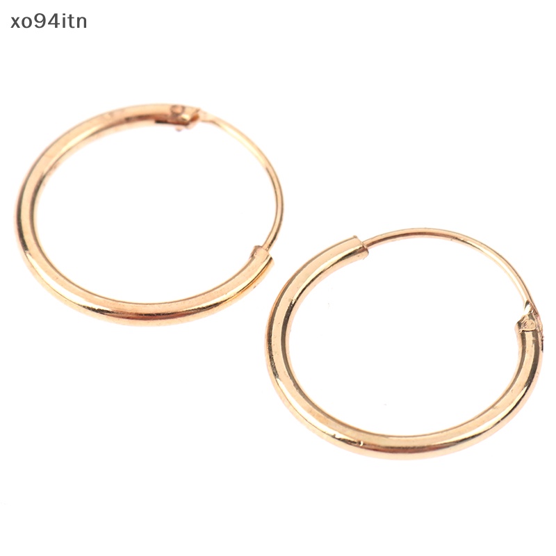 Set 3 Đôi Khuyên Tai Tròn Nhỏ Đơn Giản Thời Trang Cho Nữ Áo Kiểu Thời Trang Trẻ Trung Cá Tính