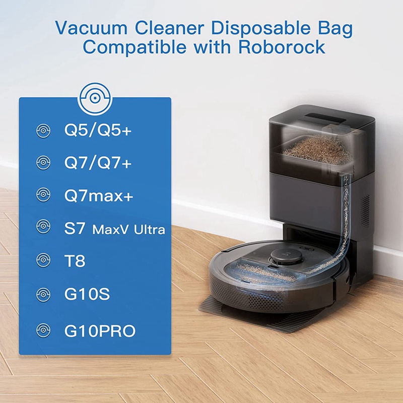 Set 15 Túi Đựng Máy Hút Bụi Roborock S7 MaxV Ultra Q5 Q5 + Q7 Q7 + Q7Max + T8 G10S G10PRO