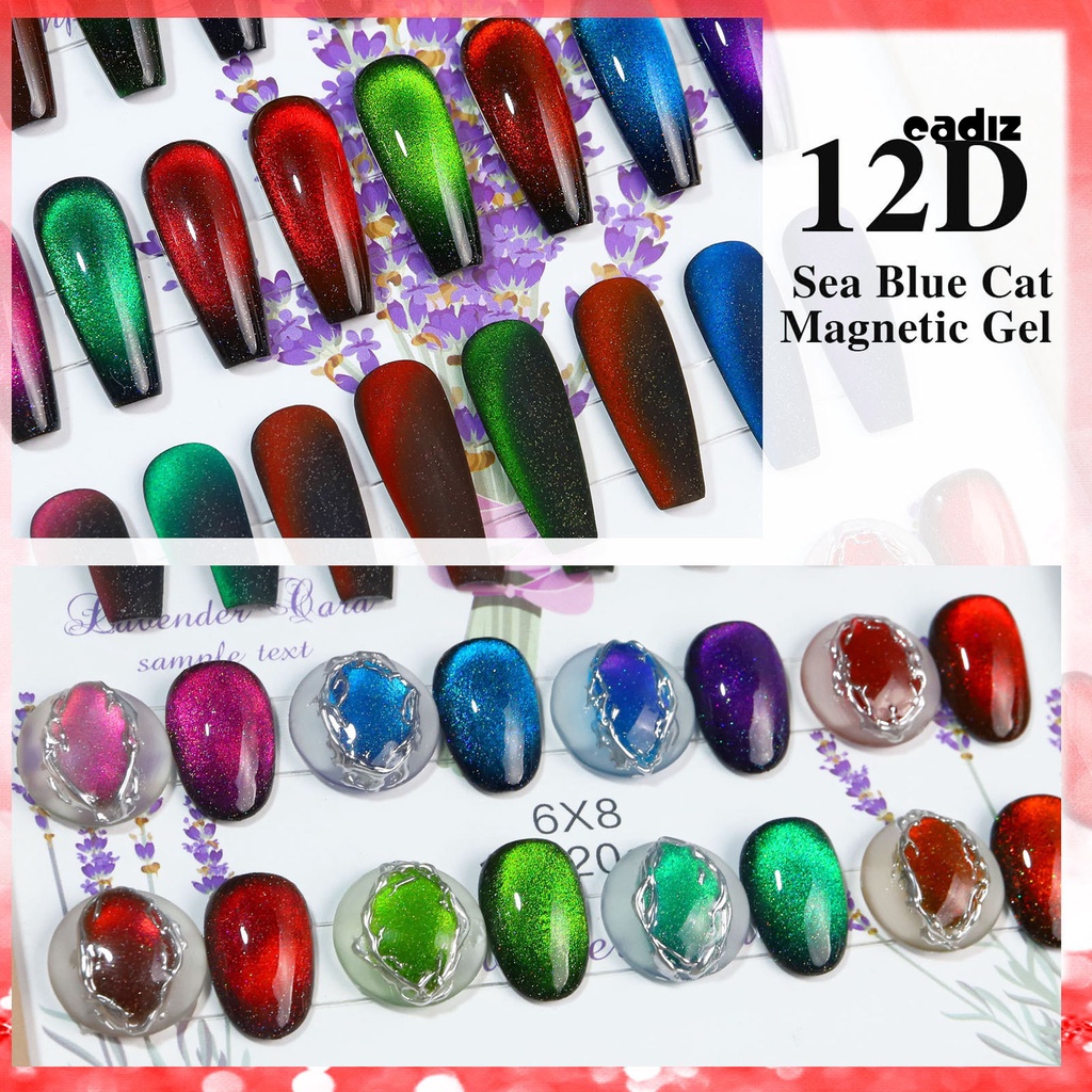 Sơn Móng Tay Gel UV Nhanh Khô Tạo Hiệu Ứng Mắt Mèo Lấp Lánh 8g