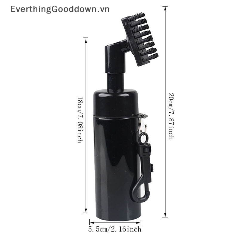 Everthinggooddown Bàn Chải Làm Sạch Gậy Đánh Golf Kèm Bình Đựng Dạng Bóp