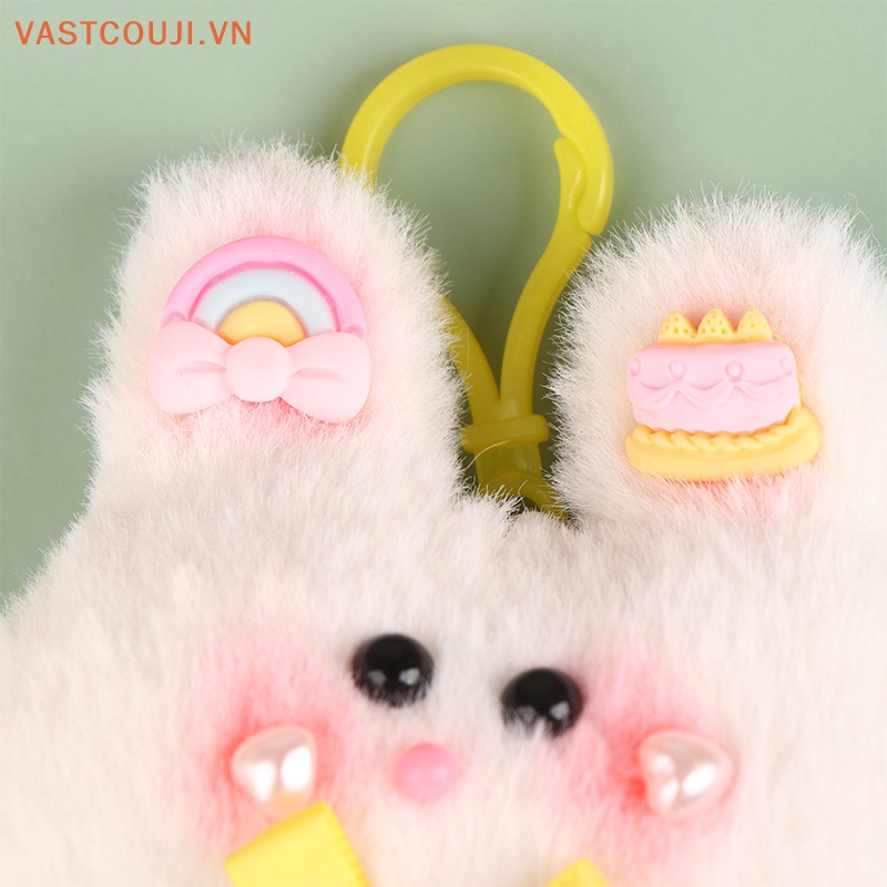 Móc Khóa Hình Thỏ Nhồi Bông Đáng Yêu