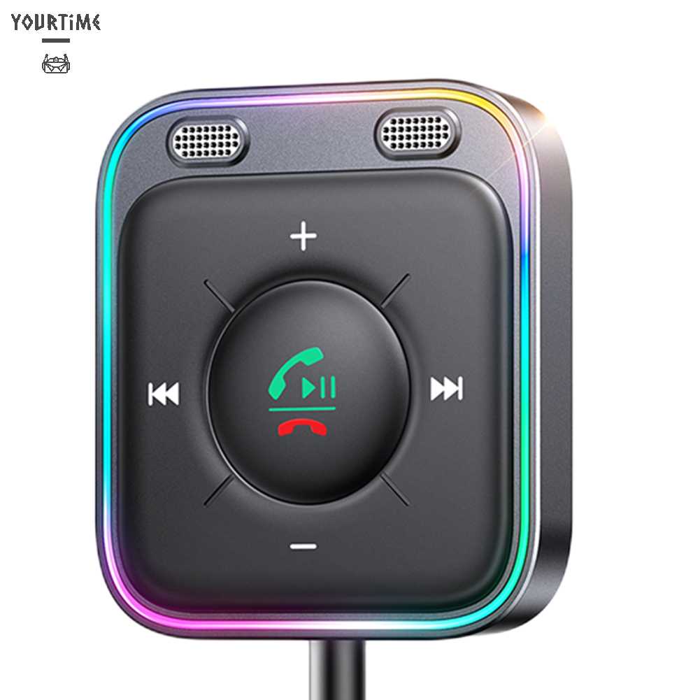Bộ Chuyển Đổi Âm Thanh Bluetooth 5.3 AUX Kép Cho Xe Hơi
