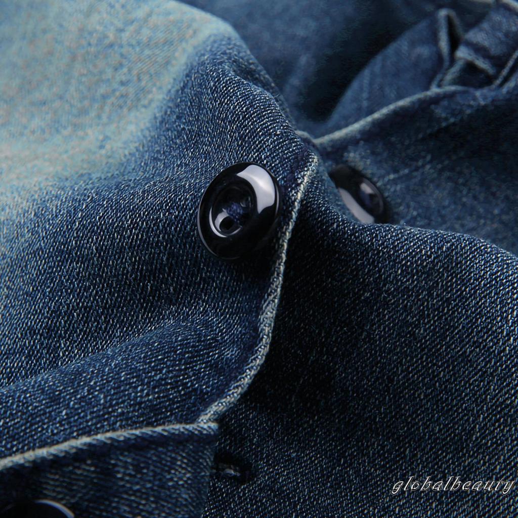 Áo Croptop Trễ Vai Chất Liệu Denim Phối Nút Thời Trang Mùa Hè Phong Cách Vintage Cho Nữ