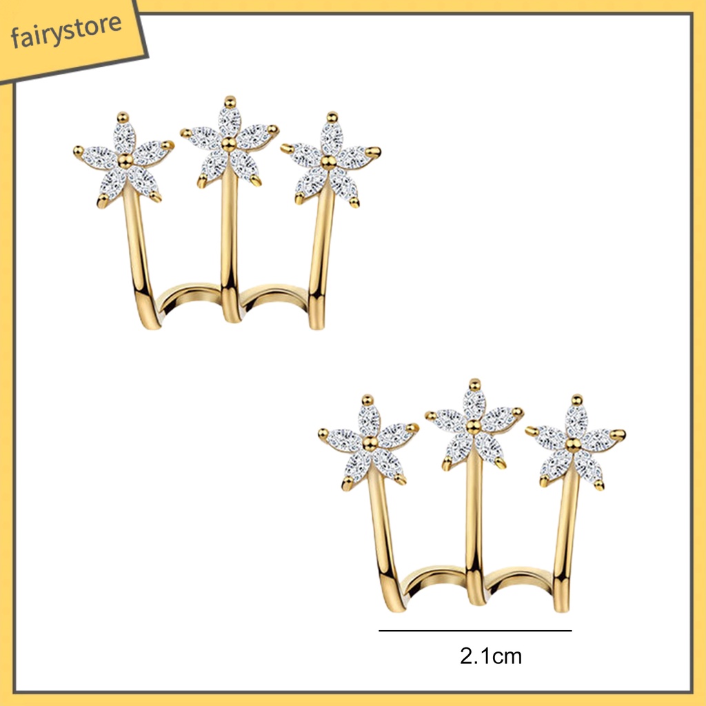 [FRO] 1 Đôi Bông Tai Xỏ Lỗ Tai Chống Mài Mòn Dễ Sử Dụng Và Bắt Mắt Sang Trọng Mỗi Ngày